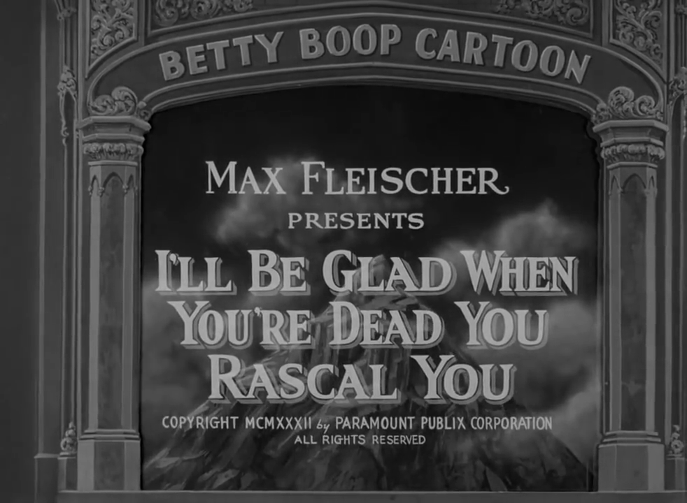 Betty Boop, I’ll be glad when….., Betty Boop