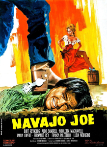 Navajo Joe, A Dollar a Head, Burt Reynolds, Ennio Morricone, Sergio Corbucci , 1966