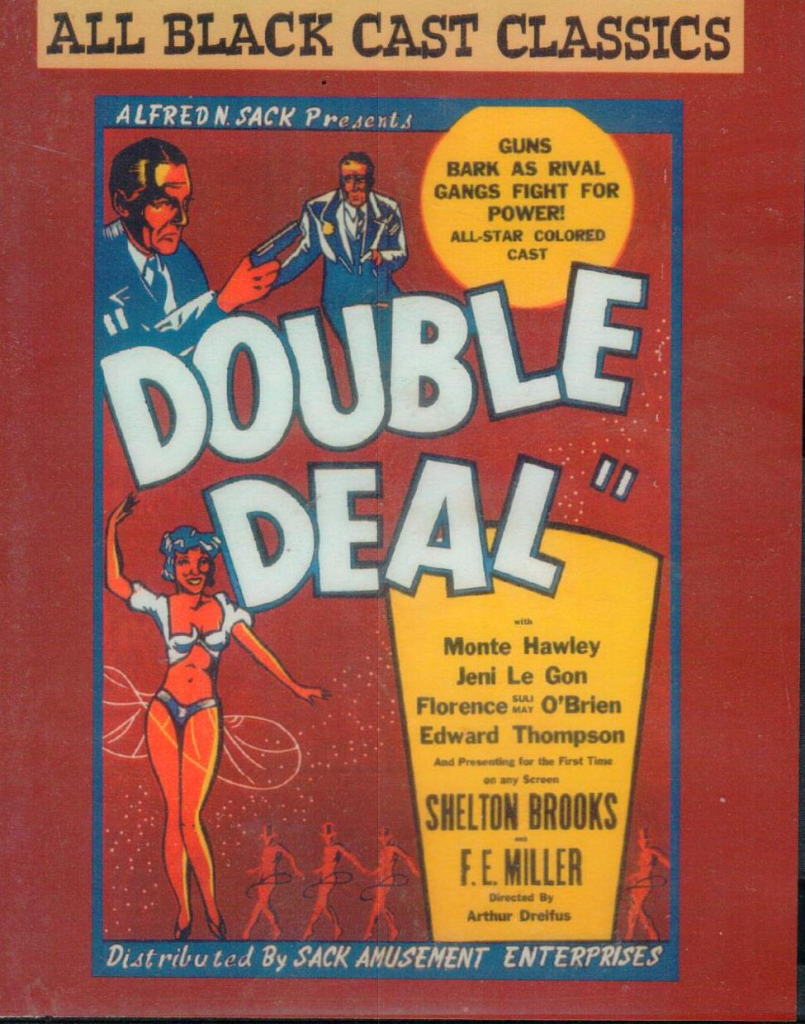 Double Deal, Monte Hawley, Jeni Lee Gon,1939 ALL BLACK CAST CRIME DRAMA