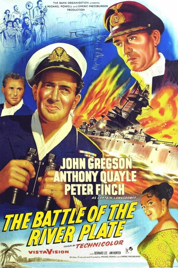 The Battle of the River Plate  (War Drama 1956)  John Gregson, Anthony Quayle, Ian Hunter