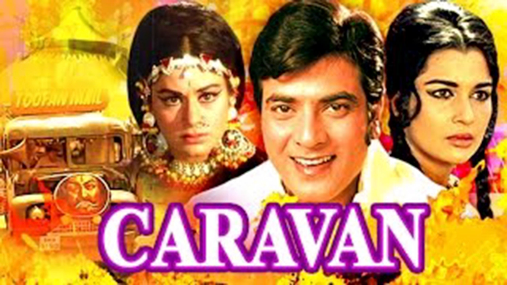 Caravan , Jeetendra, Asha Parekh 1971, Indian Movie