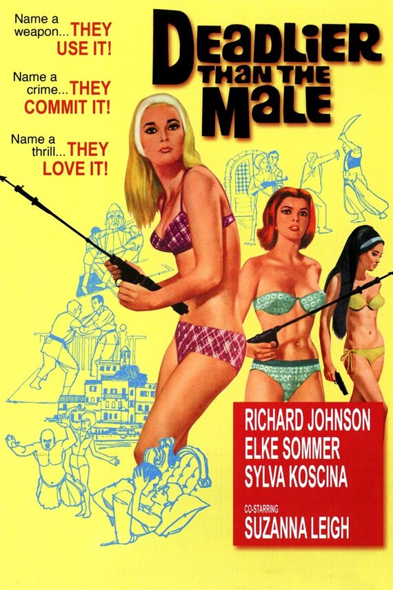 Deadlier Than The Male, Richard Johnson, Elke Sommer, Silva Koscina, (1967 Full Movie)