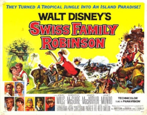 Swiss Family Robinson,Johs Mills, Dorothy McGuire, Disney 1960