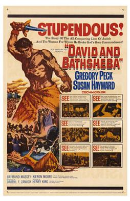 David and Bathsheba, 1951, Gregory Peck, Susan Hayward